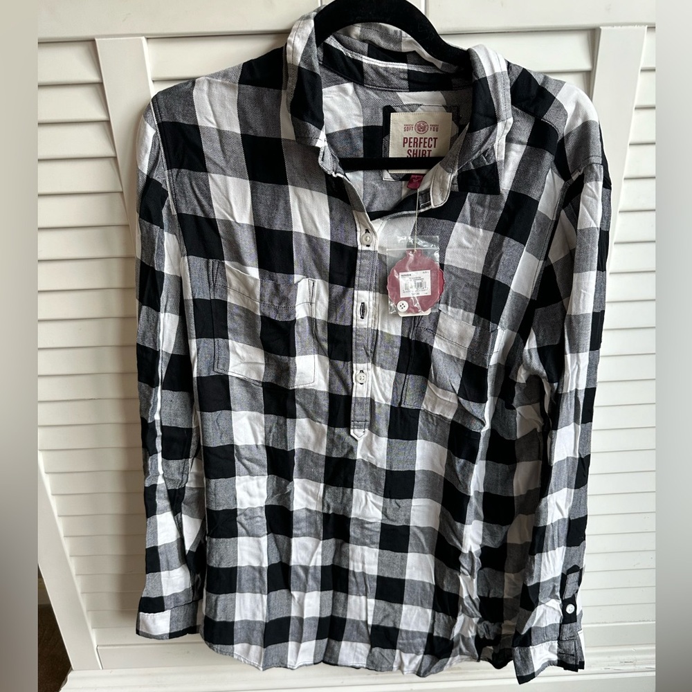 Quarter Women’s Button Flannel